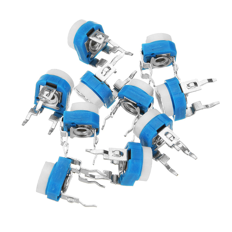 130Pcs Trimming Potentiometer Adjustment 100ohm-1Mohm RM065 Variable Resistors Assortment Kit