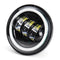 4 Inch 10-32V 2400LM 6000K Motorcycle LED Front Headlight Flood Light IP67 CE Spot Fog Passing Light With Angel Circle Lights
