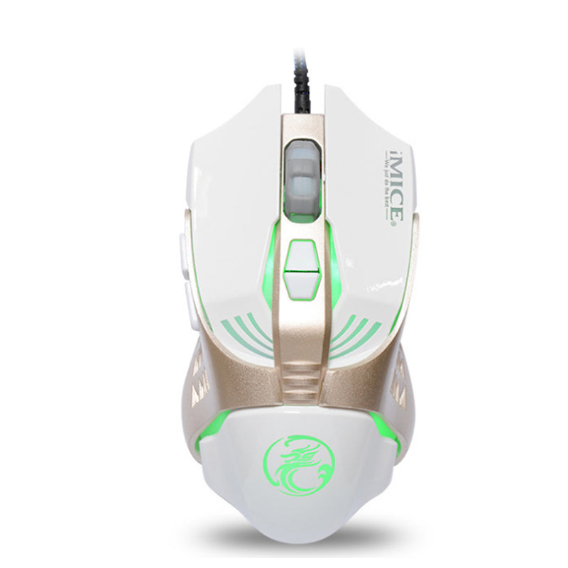 IMICE V5 3200DPI Adjustable USB Wired RGB Optical Gaming Mouse