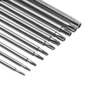 Broppe 11pcs T6-T40 100mm Magnetic Torx Screwdriver Bits 1/4 Inch Hex Shank
