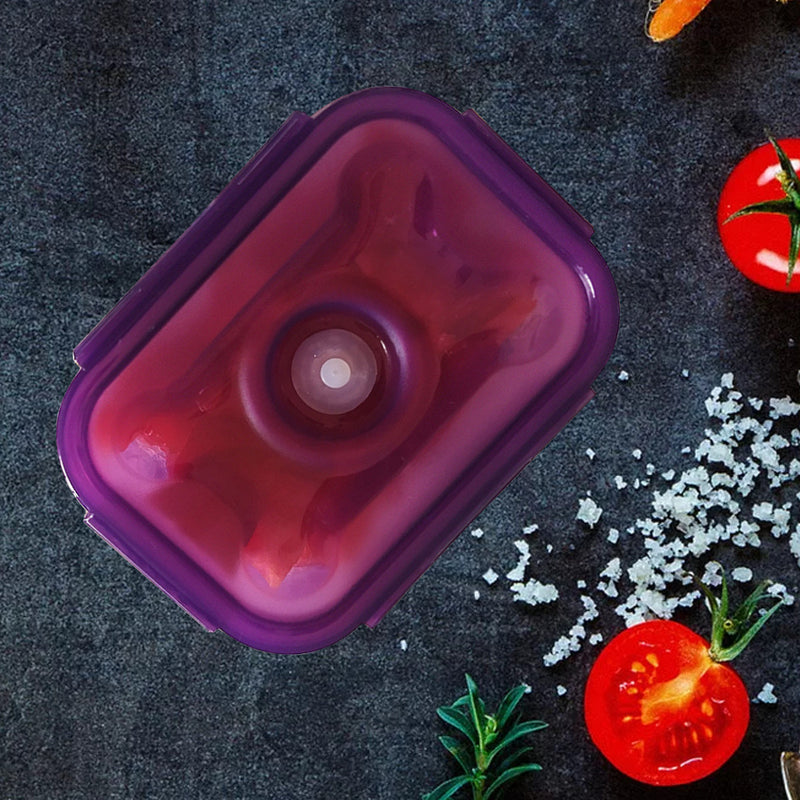 PP Microwave Lunch Box Food Storage Crisper Reusable Preservation Vacuum Pump