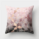 Colorful Geometric Pattern Cotton Linen Throw Pillow Cushion Cover Car Home Sofa Pillow Case