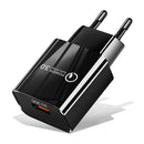 Bakeey 18W QC3.0 USB Super Fast Charging USB Charger Adapter For iPhone 11 Pro Huawei P30 Mate 30 Xiaomi 9 Pro S10+ Note10