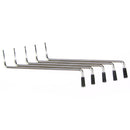 DANIU Locksmith Tools Transparent Practice Lock and 5pcs Wrench Tension Tools Set