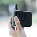 Bakeey 2200W 4 USB International Universal Worldwide Wall Fast Charging Power Charger with Travel Adapter For iPhone 8Plus XS 11 Pro Xiaomi Mi9 9Pro 5G