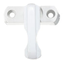 Plastic White Crescent Window Casement Sash Lock Lever Handle Latch Fastener