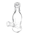 13.2cm Length Mini Glass Pipe With Glass Joint Pipes For Smoking