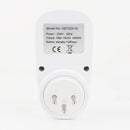 Gerslin GET02A Israel Plug Digital Weekly Programmable Electrical Wall Plug-in Power Outlet Timer Switch Outlet Time Clock