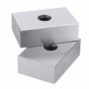 Machifit 2pcs 1x2x3 Inch Blocks 1 Hole Parallel Clamping Block Lathe Tools Precision 0.0001