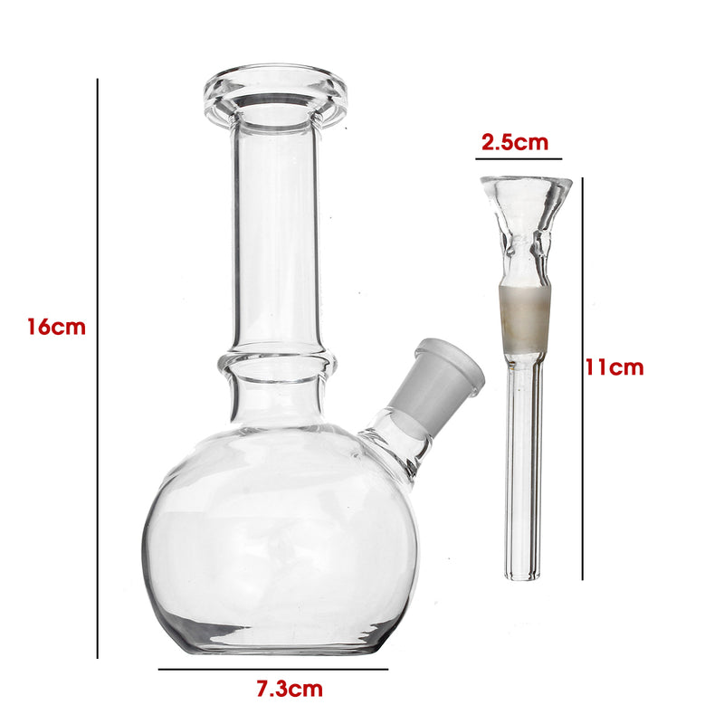Hot Water Pipe Glass B ong H ookah S moking Pipe Shisha T obacco Bowl B ottle Set