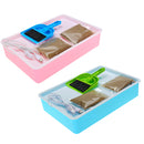 Child LED Light Sand Painting Table Hand Paintings Box Light SandBox with Small Broom and Dustpan