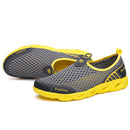 Men Sport Shoes Slip-on Hiking Water Antiskid Light Hollow Out Casual In Mesh Loafers Sandals