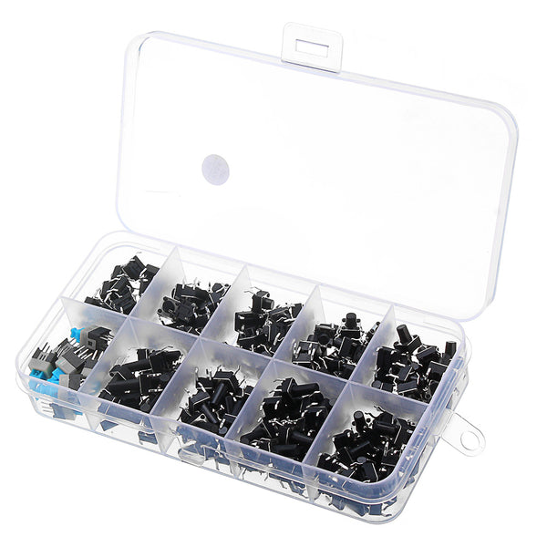 900pcs Micro-Momentary Tactile Push Button Switch Tactile Push Button Switch Micro-Momentary Tact Assortment Kit