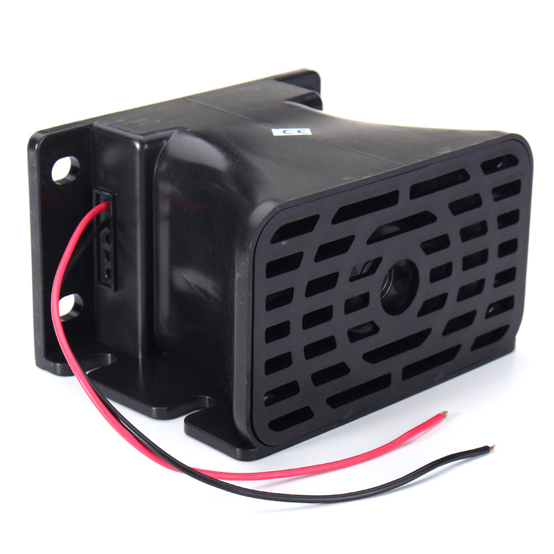 Black DC 9-48V Car Motorcycle Vehicle Reversing Horn Back-up Alarm 115dB