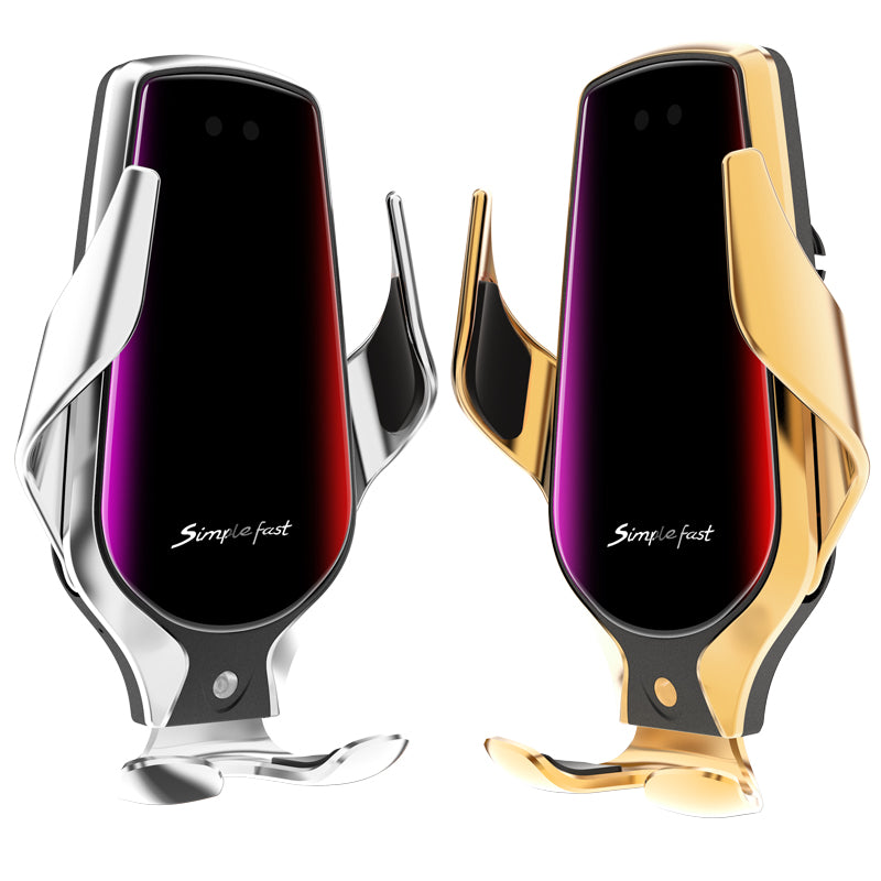 Bakeey R3 10W Qi Wireless Charger Infrared Smart Sensor Air Vent Car Phone Holder for 4.0-6.5 Inch Smart Phone for iPhone for Samsung Xiaomi Redmi Note 8