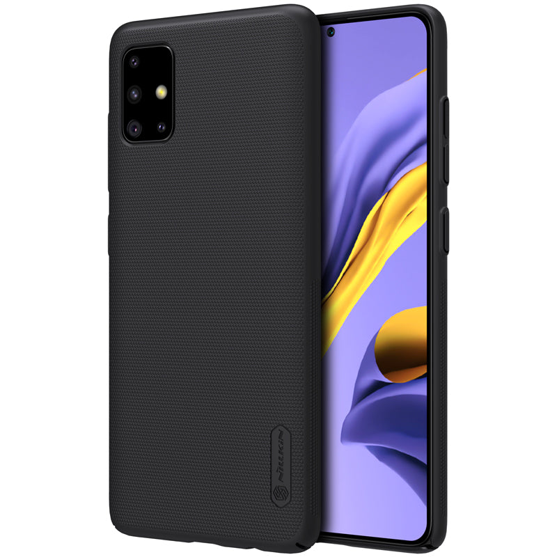 Nillkin Frosted Anti-Fingerprint Shockproof PC Hard Protective Case for Samsung Galaxy A51 2019