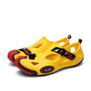 Men Hole Lace Up Sandals Summer Beach Slipper Shoes