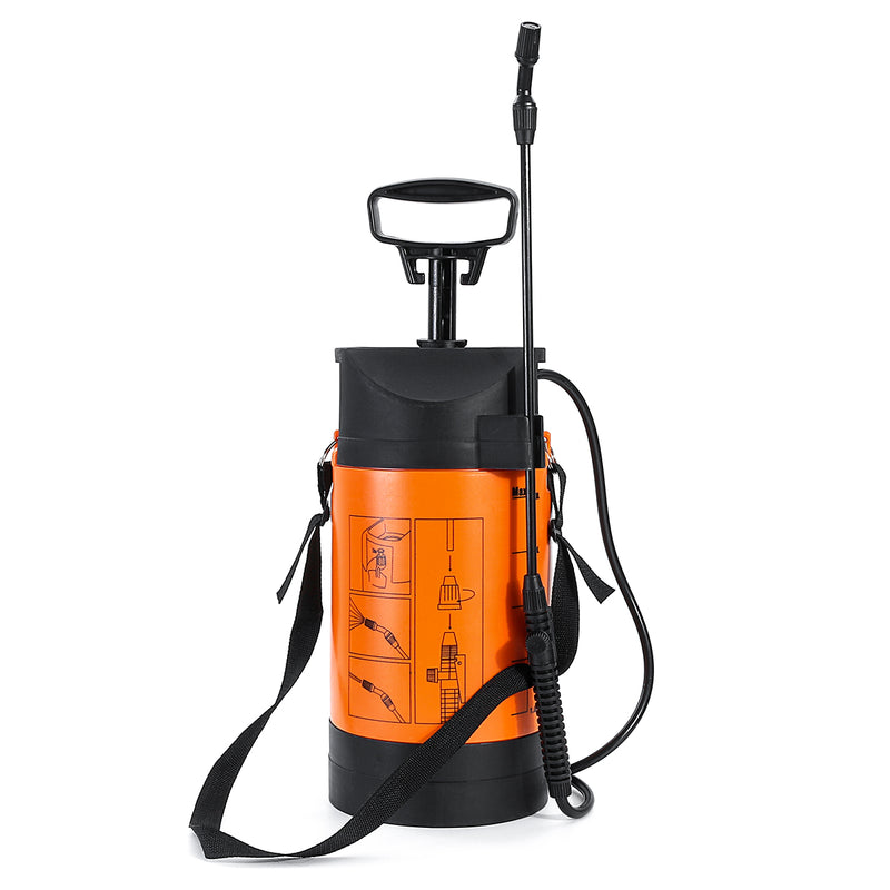 3/5/8L Pressure Sprayer Shoulder-mounted Pump Sprayer Garden Action Pressure Plant Spray Bottle