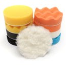 11pcs 4inch Car Sponge Polishing Tool Set Waxing Buffing Cleaning Wash Pad Kit