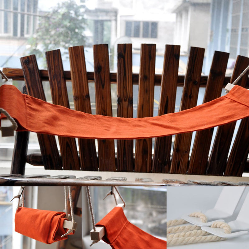 Portable Adjustable Mini Feet Hammock Comfort Footrest Stand Under Desk Foot Hammock Home Office Gifts