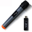 Professional UHF Wireless Microphone Handheld Mic System Karaoke With Receiver and Display Screen