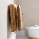 Pot Lid Holder Iron Cutting Board Knife Holder Stand Kitchen Organizer Rack Hanging Board Shelf Pan Lid Cover Storage Rack Accessories