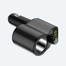 Universal Dual USB Type C Bluetooth 3.1A Fast Charging  Car Cig arette Lighter Charger U Disk Playback HD Decoding
