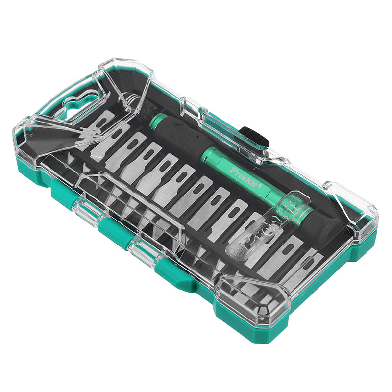 Prokits PD-398 14Pcs Multifunctional Wood Carving Graver Kit Carver Tool