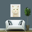 Miico Hand Painted Oil Paintings Cartoon Alpaca Paintings Wall Art For Home Decoration