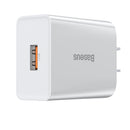 Baseus 18W QC3.0 Single USB Charger for iPhone 11 Pro XR Huawei P30 for Samsung Xiaomi