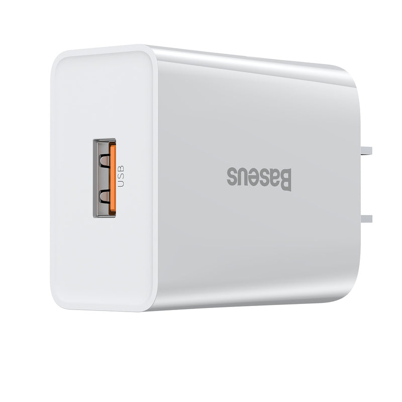 Baseus 18W QC3.0 Single USB Charger for iPhone 11 Pro XR Huawei P30 for Samsung Xiaomi