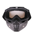 Windproof Goggles skiing Motorcycle Riding glasses+Breathable Face Mask