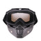 Windproof Goggles skiing Motorcycle Riding glasses+Breathable Face Mask
