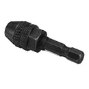 Drillpro 0.5-3.5mm Keyless Drill Chuck 3 Claw Clamp Chuck 1/4 Inch Hex Shank Drill Adapter