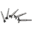 Drillpro 5Pcs 15-35mm Forstner Drill Bits Set Hinge Hole Cutters Wood Working Hole Saw Cutters