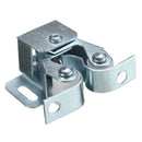 Silver Roller Catch Cupboard Cabinet Door Latch Twin Double Catches with Screws