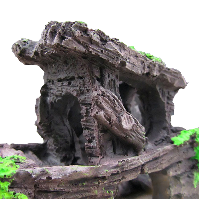 Aquarium Fish Tank Ornament Ship Rockery Hiding Cave Landscape Underwater Decorations