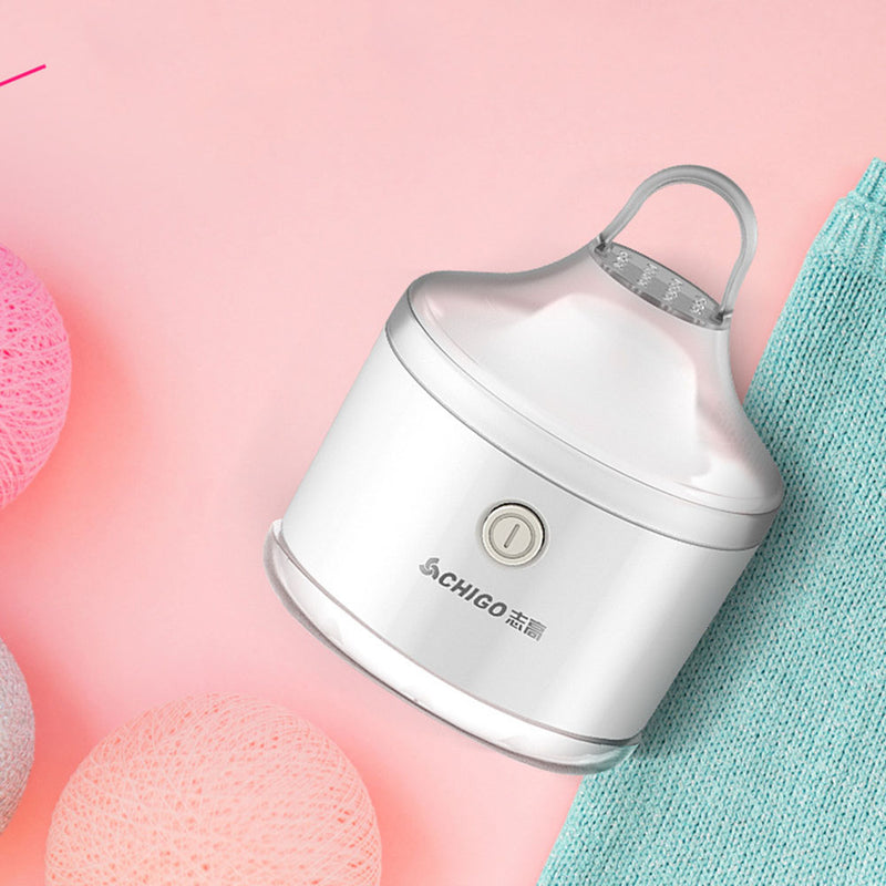 Chigo Portable Electric Fuzz Pill Lint Clothes Fabric Remover Sweater Shaver Clothing Trimmer Battery Support w/ Extra Blade