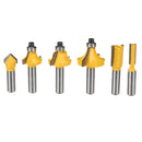 12pcs 8mm Shank Router Bit Set Woodworking Cutter Tool With Wooden Case