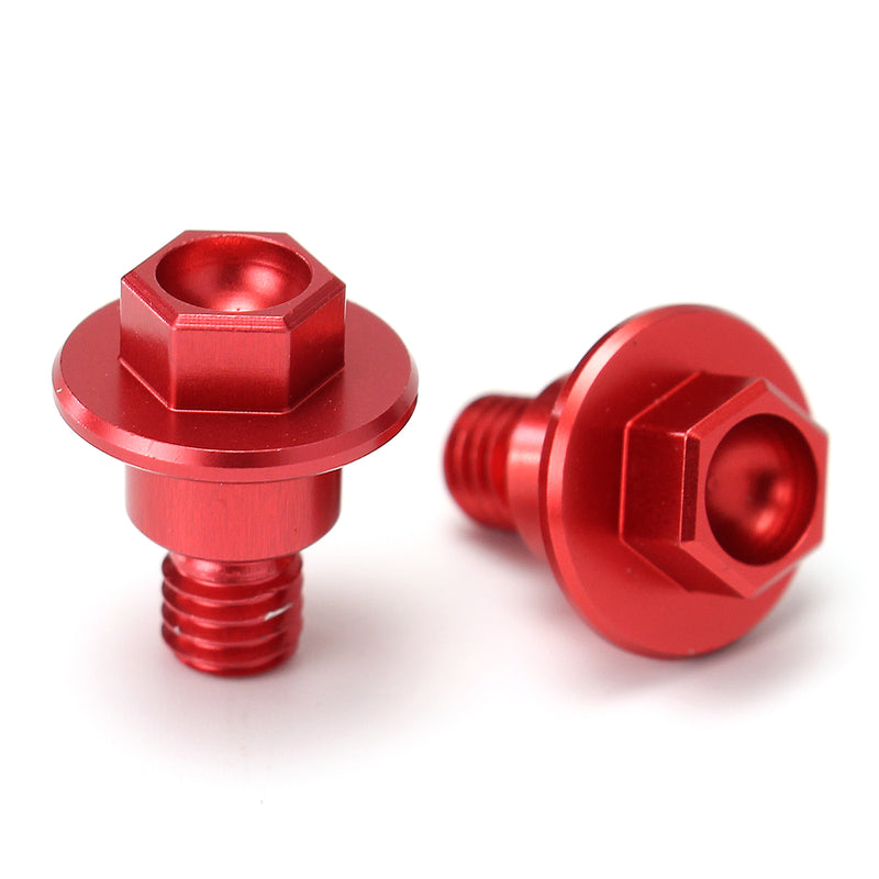 6pcs CNC Red Bolt Fork Guard For Yamaha/Suzuki/KTM/Kawasaki/Honda CRF250/125/450/XR250/400/CR85R