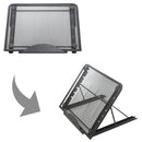 Multifunctional Mesh Ventilated Adjustable Desktop Laptop Stand Radiator Tablet Pad Book Holder