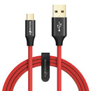 BlitzWolf AmpCore Turbo BW-MC7 + BW-MC8 2.4A Braided Durable Micro USB Charging Data Cable 3ft/0.9m + 6ft/1.8m