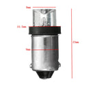 2Pcs BA9S Colorful 5Lm 0.1W 1SMD LED Side Indicator Light Side Light Bulb