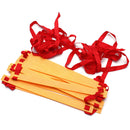 6 Meters 12 Knots Red Rope Yellow Grid Football Training Agility Ladder Training Frame