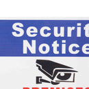 5X Premises Protected By 24 Hour Video Surveillance Sign Sticker Security Camera