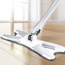 Zuoyun X-type Microfiber Floor Mop Hand-free Wash Flat Mop Manual Extrusion Mop Spin Household Cleaning Tool