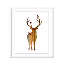 Miico Hand Painted Oil Paintings Simple Style Male Deer B Wall Art For Home Decoration Painting