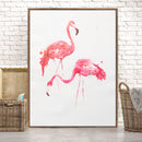 Unframed Modern Flamingo Art Canvas Oil Painting Print Wall Hanging Poster Decorations