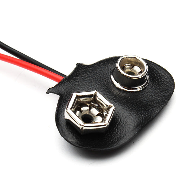 25pcs DC 9V Battery Button Power Cable Tieline For