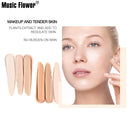 5 Colors Tight Fit Foundation Oil-control Facial Cream Base Brighten Cheek Concealer Makeup Natural Moisturizer